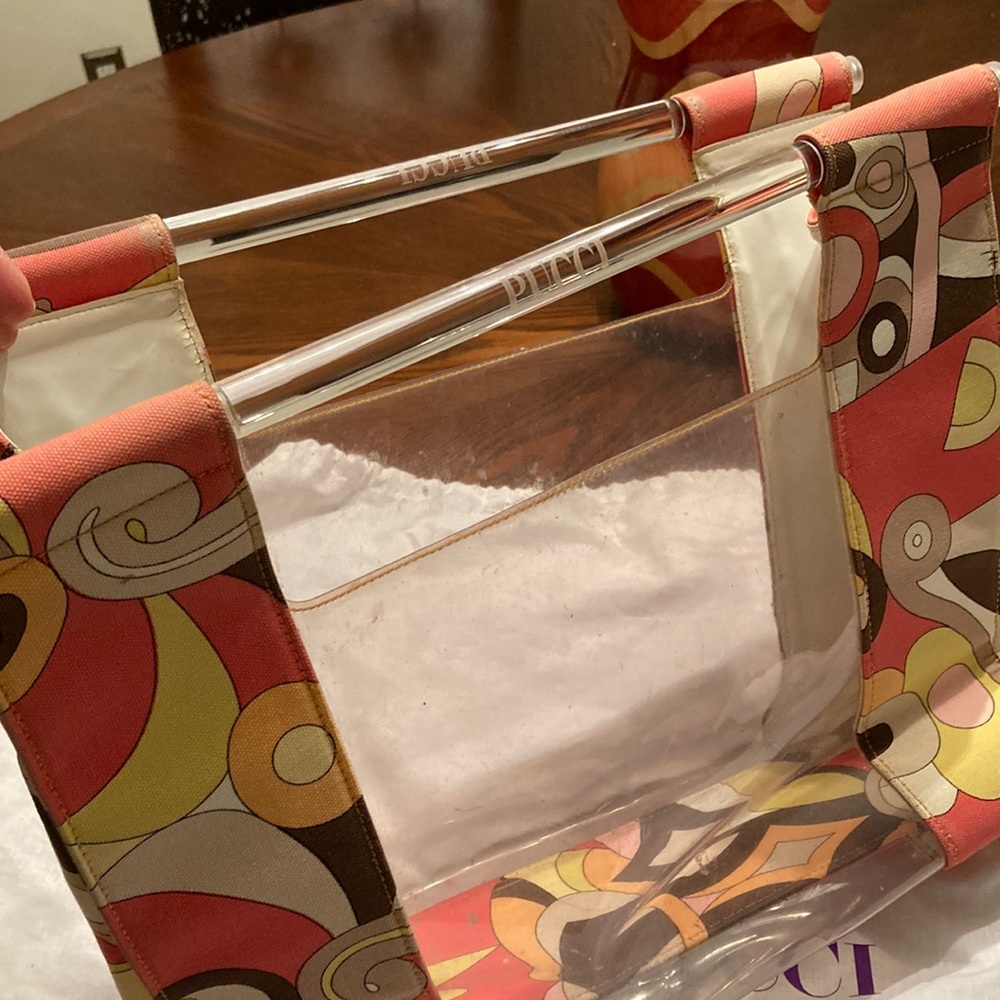 Colorful Clear Tote Bag